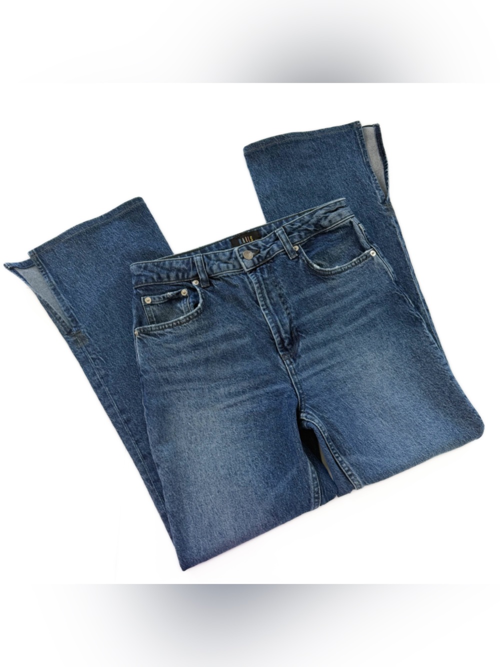 Rails Jeans Womens 28 Sunset High Rise Slim Ankle Flare Split Hem - Picture 6 of 9